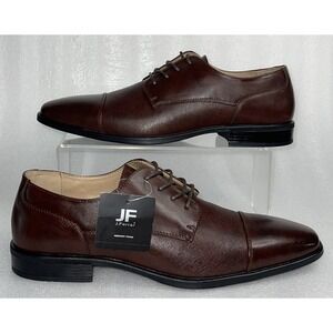 J. Ferrar JF Brody Oxford Brown Dress Work Shoes Memory Foam Men's Size 10M NEW